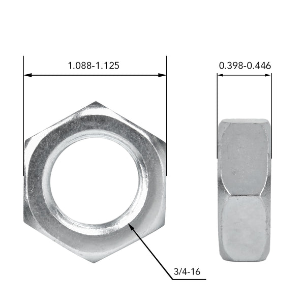.750" 3/4” Rod End Heim Joint KIT Left and Right hand thread