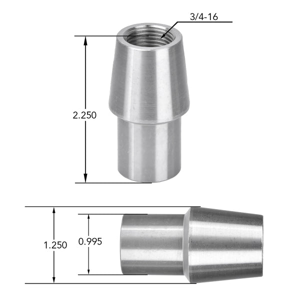.750" 3/4” Rod End Heim Joint KIT Left and Right hand thread