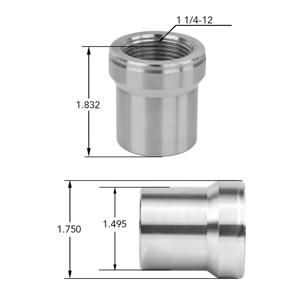 1.25” Rod End Heim Joint KIT Left and Right thread