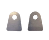 1.5" flat bottom panel mounting tab 1/8" thick Pair (2)