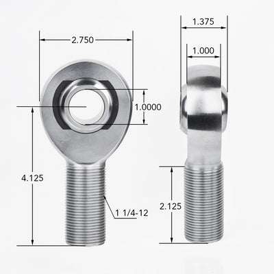 1.25” Rod End Heim Joint KIT Left and Right thread