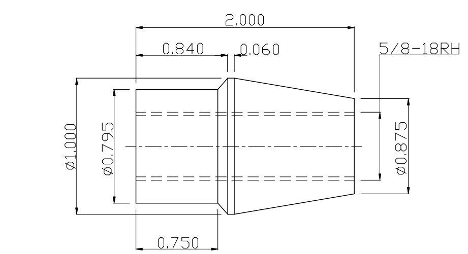 .625" 5/8" Heim Joint KIT Left and Right