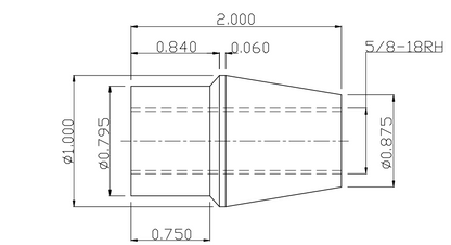 .625" 5/8" Heim Joint KIT Right thread (Normal)